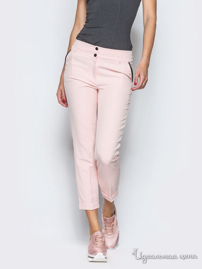 Брюки Dressa, цвет светло-розовый