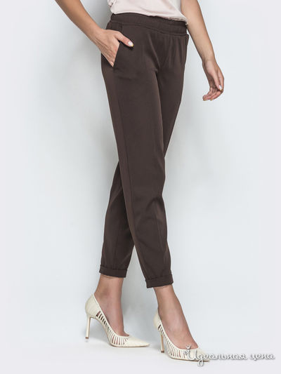 Брюки Dressa, цвет коричневый