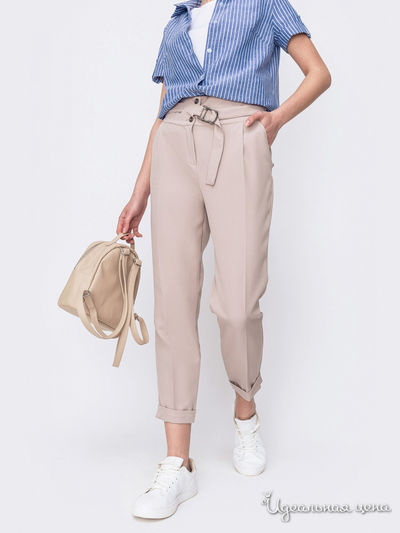 Брюки Dressa, цвет бежевый