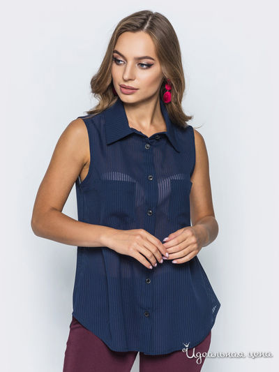 Рубашка Dressa, цвет темно-синий