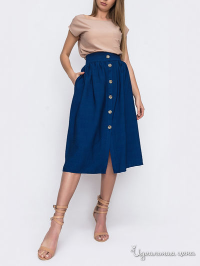 Юбка Dressa, цвет синий