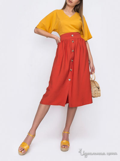 Юбка Dressa, цвет терракотовый