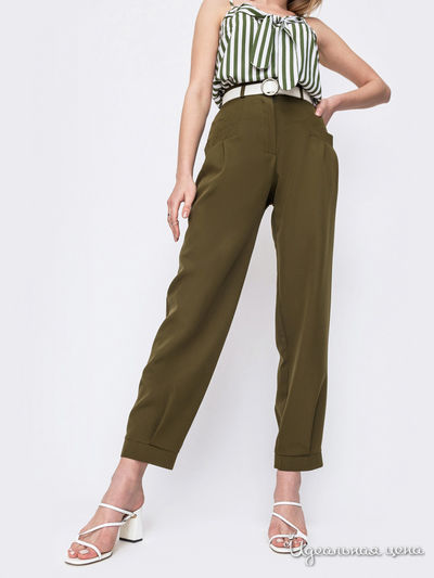 Брюки Dressa, цвет хаки