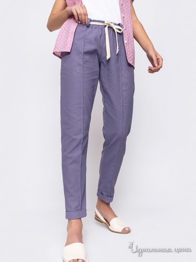 Брюки Dressa, цвет фиолетовый