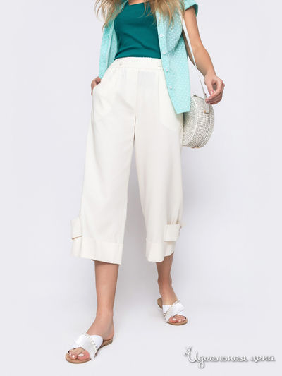 Брюки Dressa, цвет молочный