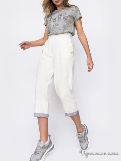 Брюки Dressa, цвет молочный