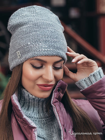 Шапка Dressa, цвет серый