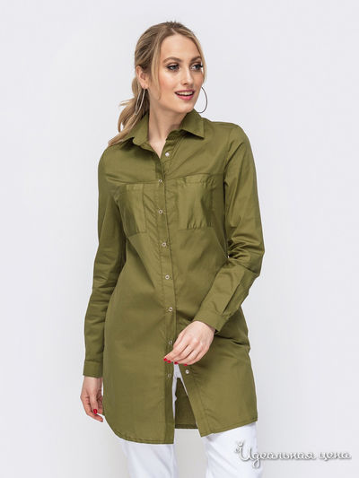 Рубашка Dressa, цвет хаки