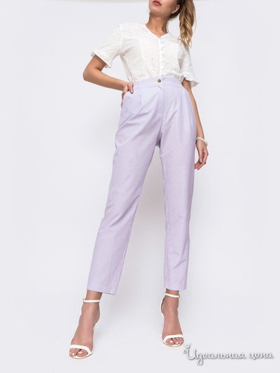 Брюки Dressa, цвет фиолетовый