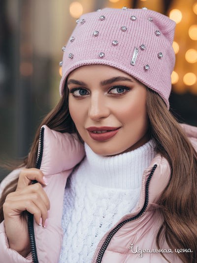 Шапка Dressa, цвет светло-розовый