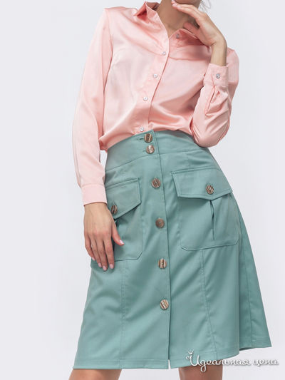 Юбка Dressa, цвет голубой