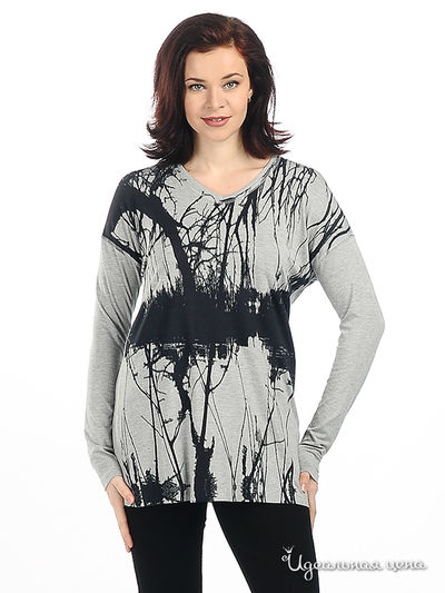 Лонгслив Luisa Cerano&Rabe, цвет цвет серый