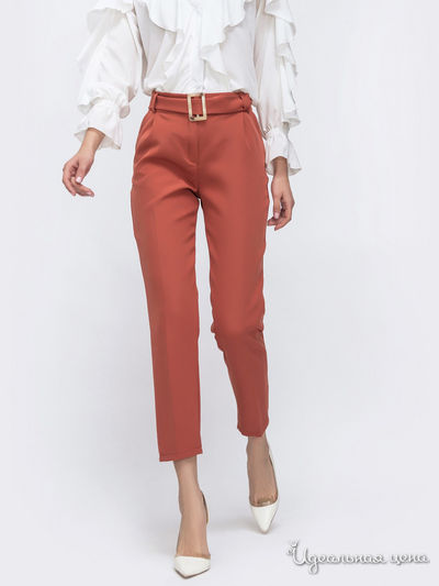 Брюки Dressa, цвет терракотовый