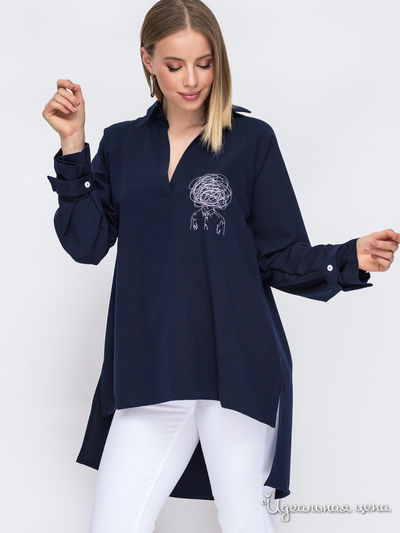 Рубашка Dressa, цвет темно-синий