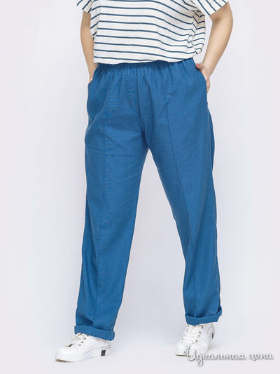 Брюки Dressa, цвет голубой