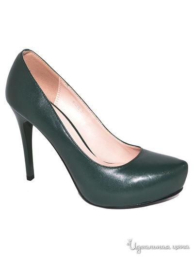 Туфли No One, цвет зеленый