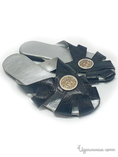 Туфли БРИС, цвет черный, серебряный