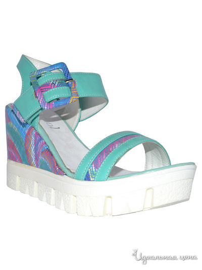 Босоножки ROCCOL, цвет бирюзовый