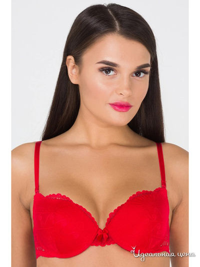 Бюстгальтер с формованной чашкой INFINITY, цвет красный