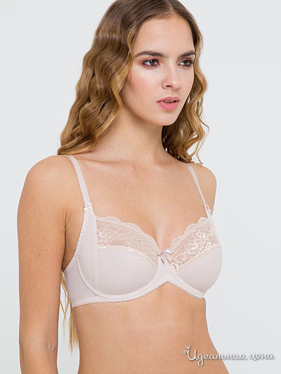 Бюстгальтер с мягкой чашкой LENGY, цвет розово-телесный