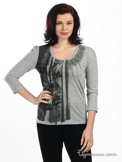 Лонгслив Luisa Cerano&Rabe, цвет цвет серый