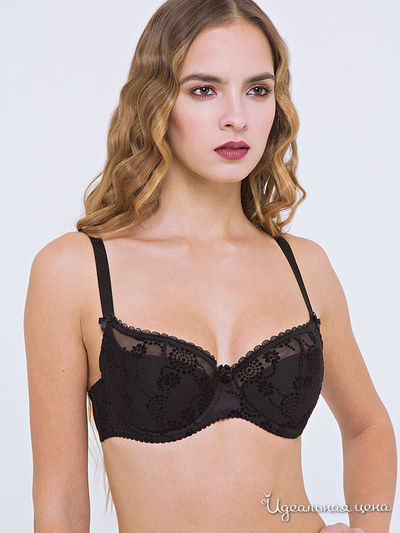 Бюстгальтер полудублированный LENGY, цвет черный