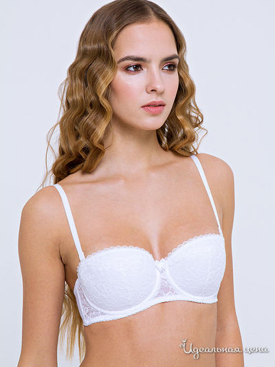 Бюстгальтер балконет LENGY, цвет белый
