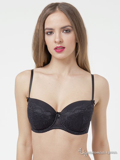 Бюстгальтер дублированный LENGY, цвет черный