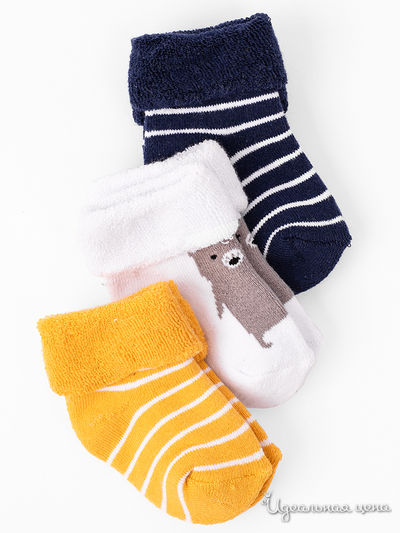 Комплект носков, 3 пары 5.10.15, цвет мультиколор