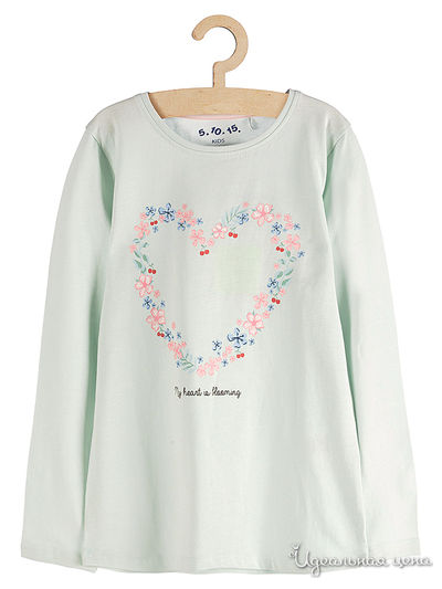 Лонгслив 5.10.15, цвет мятный