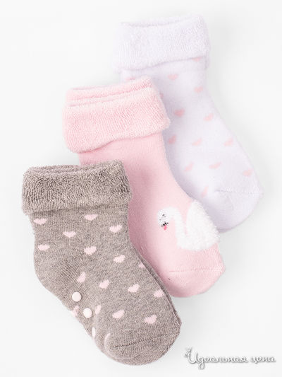 Комплект носков, 3 пары 5.10.15, цвет мультиколор