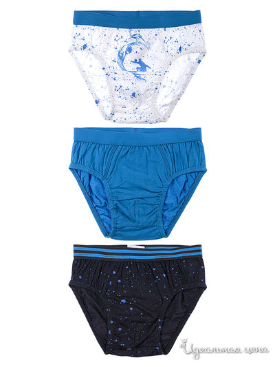 Комплект трусов, 3 шт 5.10.15, цвет синий