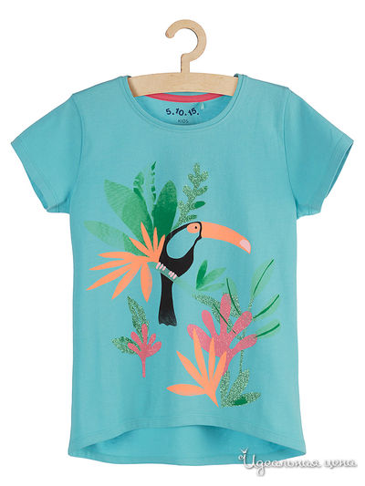 Футболка 5.10.15, цвет бирюзовый