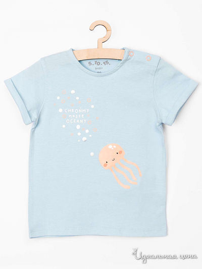 Футболка 5.10.15, цвет голубой