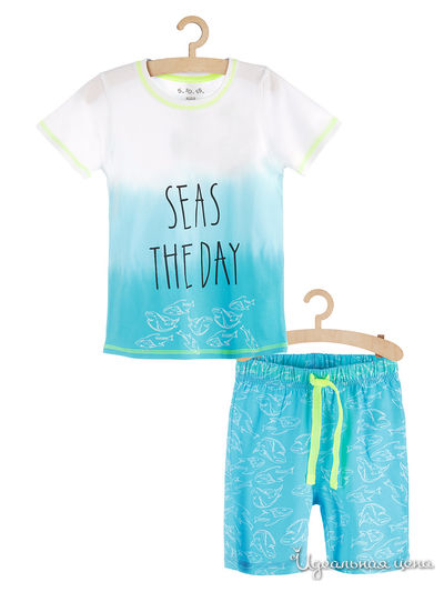 Пижама 5.10.15, цвет голубой