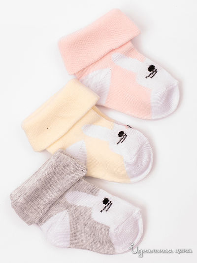 Комплект носков, 3 пары 5.10.15, цвет мультиколор