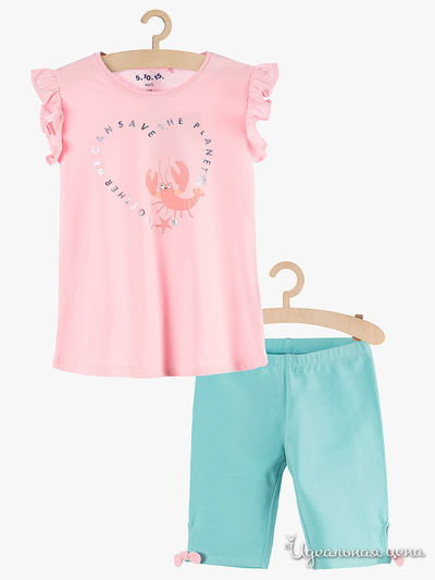 Комплект: футболка, леггинсы 5.10.15, цвет розовый