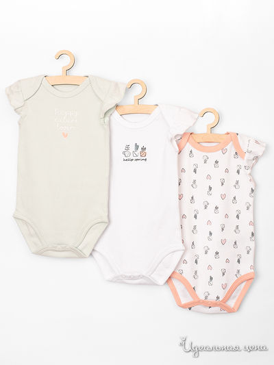 Боди, 3 шт 5.10.15, цвет мультиколор