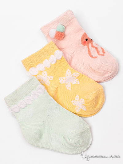 Комплект носков, 3 пары 5.10.15, цвет мультиколор