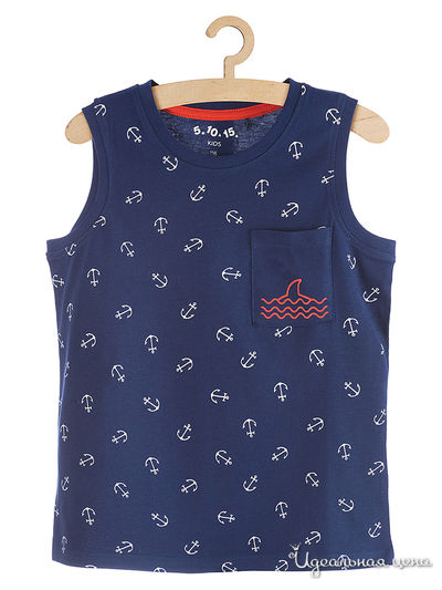 Майка 5.10.15, цвет синий