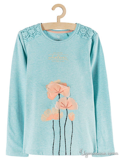 Лонгслив 5.10.15, цвет бирюзовый