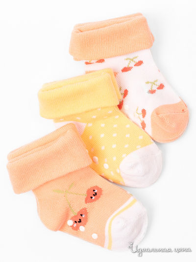 Комплект носков, 3 пары 5.10.15, цвет мультиколор