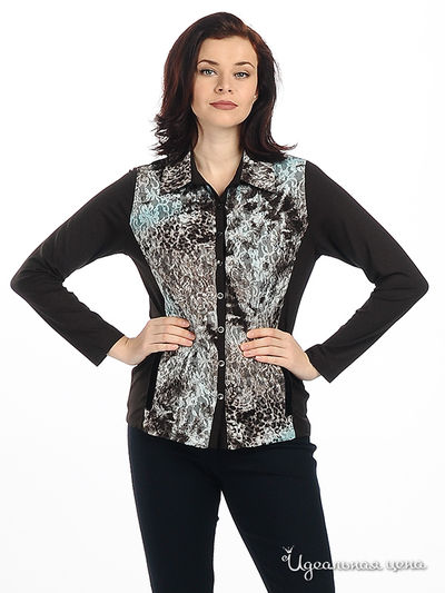 Блуза Luisa Cerano&Rabe, цвет цвет коричневый