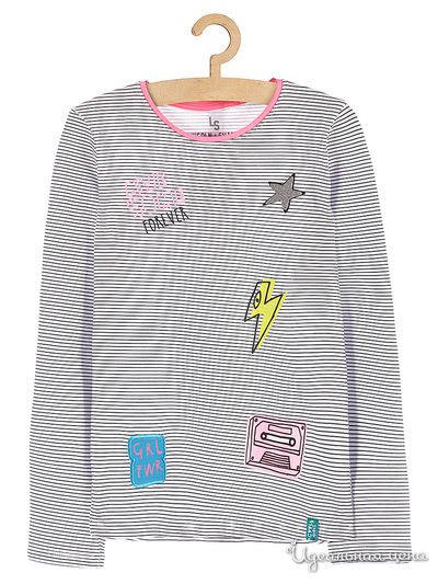 Лонгслив 5.10.15, цвет черный, белый