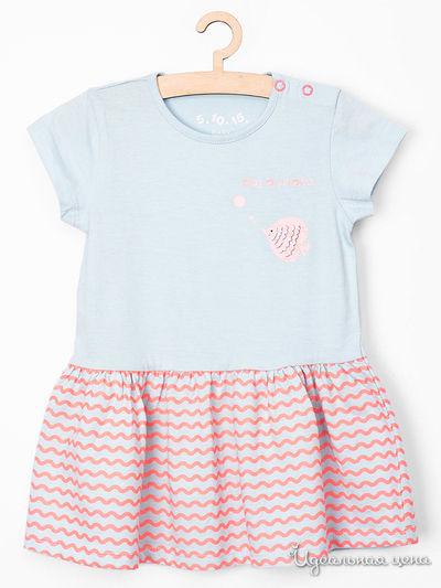 Платье 5.10.15, цвет голубой