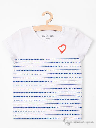 Футболка 5.10.15, цвет белый