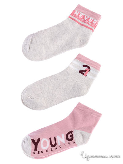 Комплект носков, 3 пары 5.10.15, цвет мультиколор