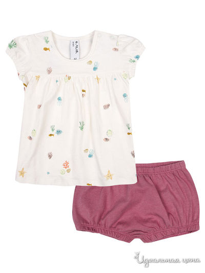 Комплект: футболка, шорты 5.10.15, цвет розовый