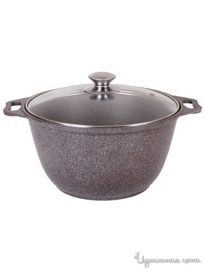 Кастрюля, 4 л KUKMARA, цвет коричневый