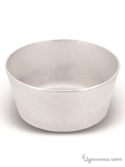 Хлебная форма средняя круглая, 17.5х9.5х14 см KUKMARA, цвет серебристый